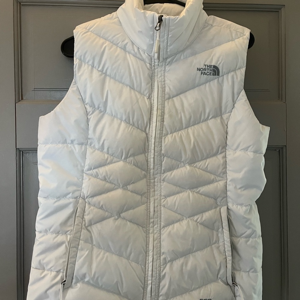 The North Face White Puffer Vest